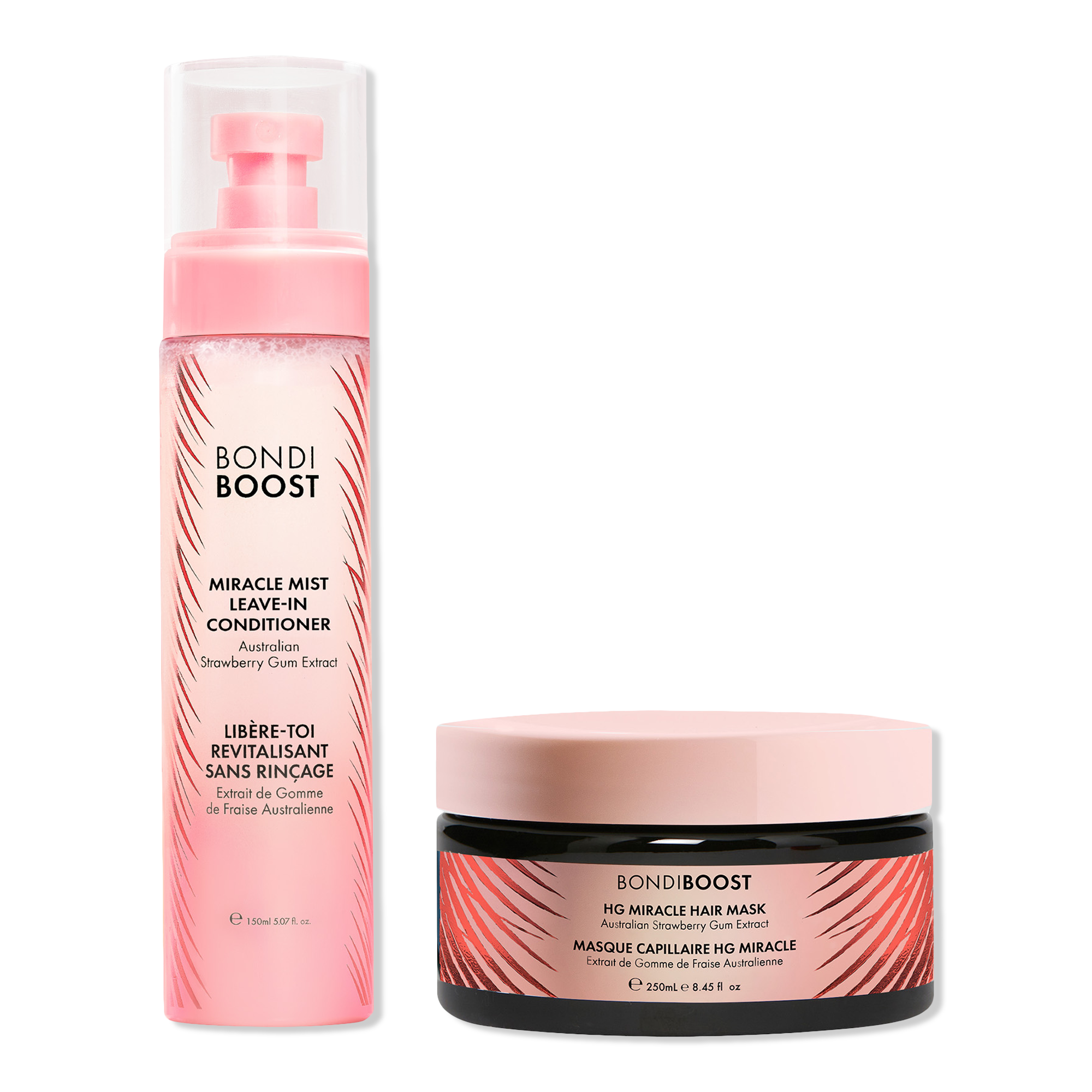 Bondi Boost Strawberry Gum Glass Hair Duo for Shine & Heat Protection #1