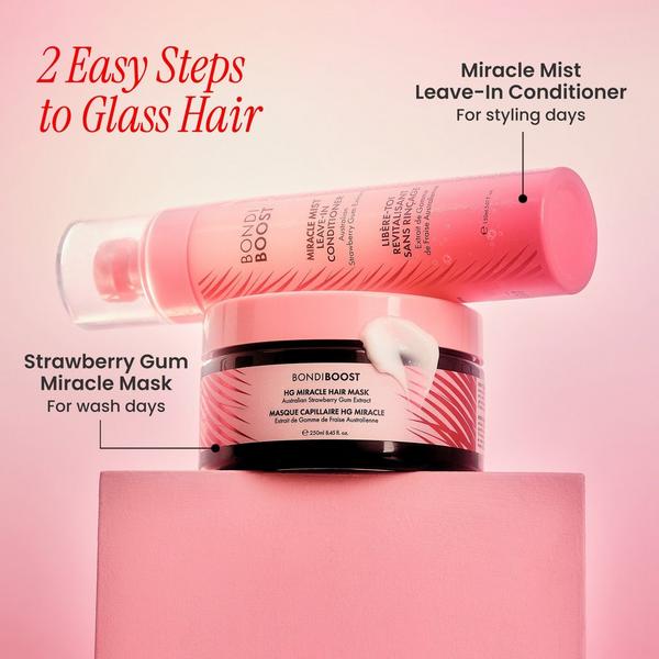 Bondi Boost Strawberry Gum Glass Hair Duo for Shine & Heat Protection #2
