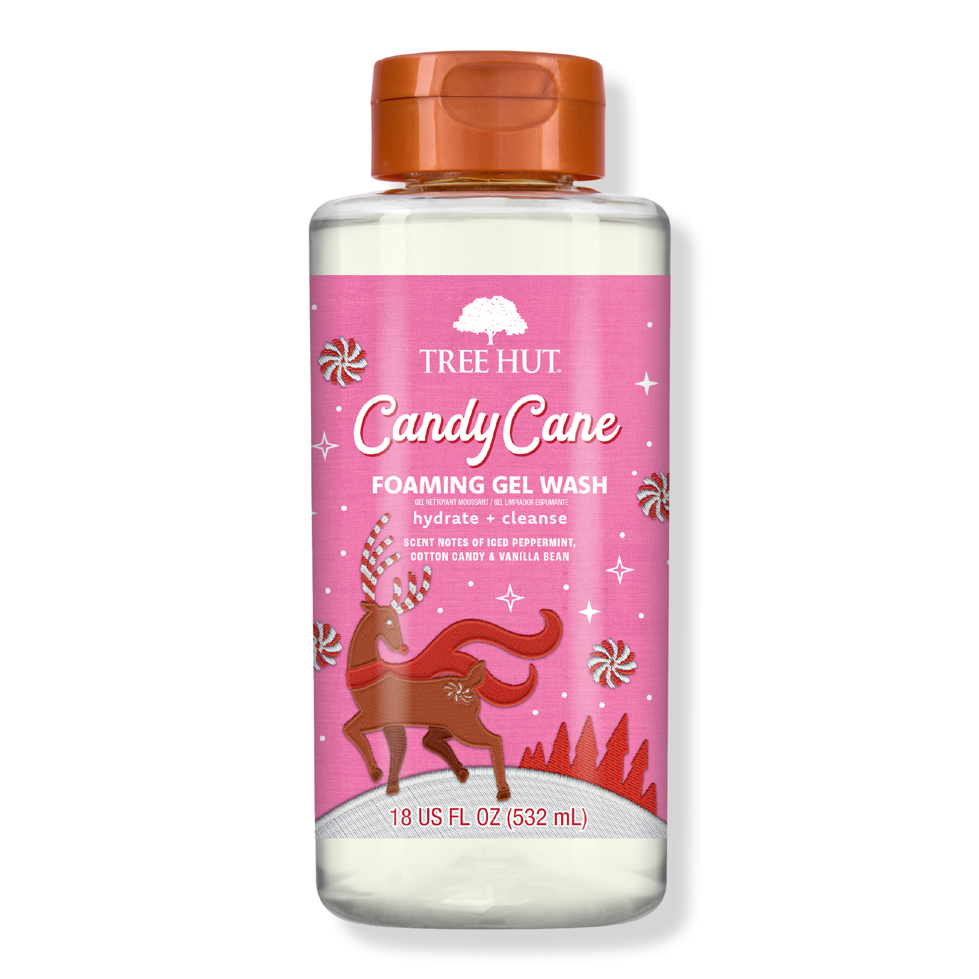 Tree Hut Candy Cane Foaming Gel Wash #1