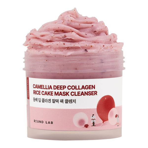 ROUND LAB Camellia Deep Collagen Rice Cake Mask Cleanser #2