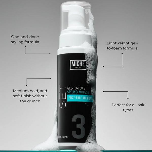 MICHE BEAUTY Set Gel-To-Foam Styling Mousse #3
