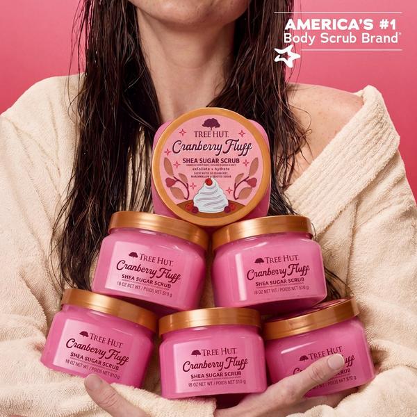 Tree Hut Cranberry Fluff Shea Sugar Scrub #6
