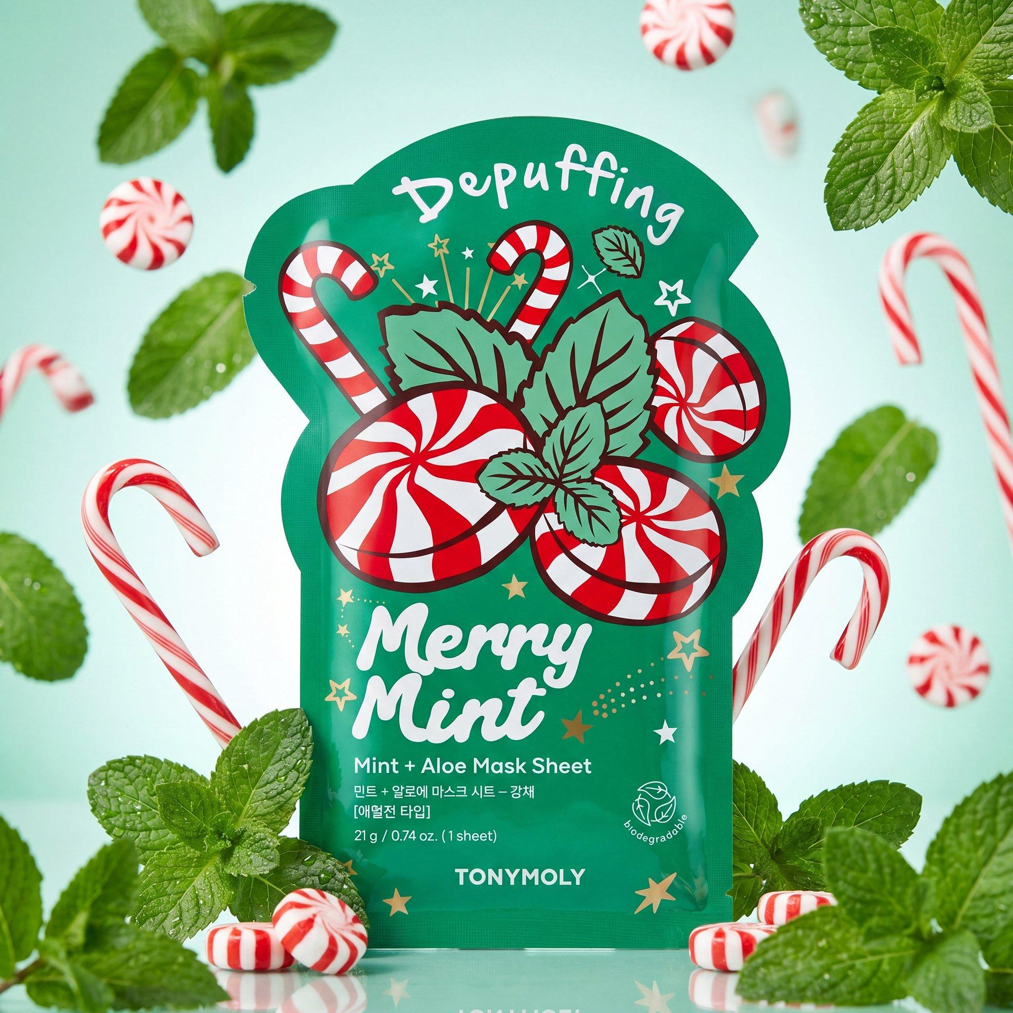 Тканевая маска Tonymoly I Am Merry Mint — фото 3