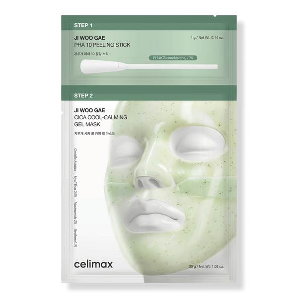 celimax Ji Woo Gae Cica Pha Peel 2-Step Gel Mask #1