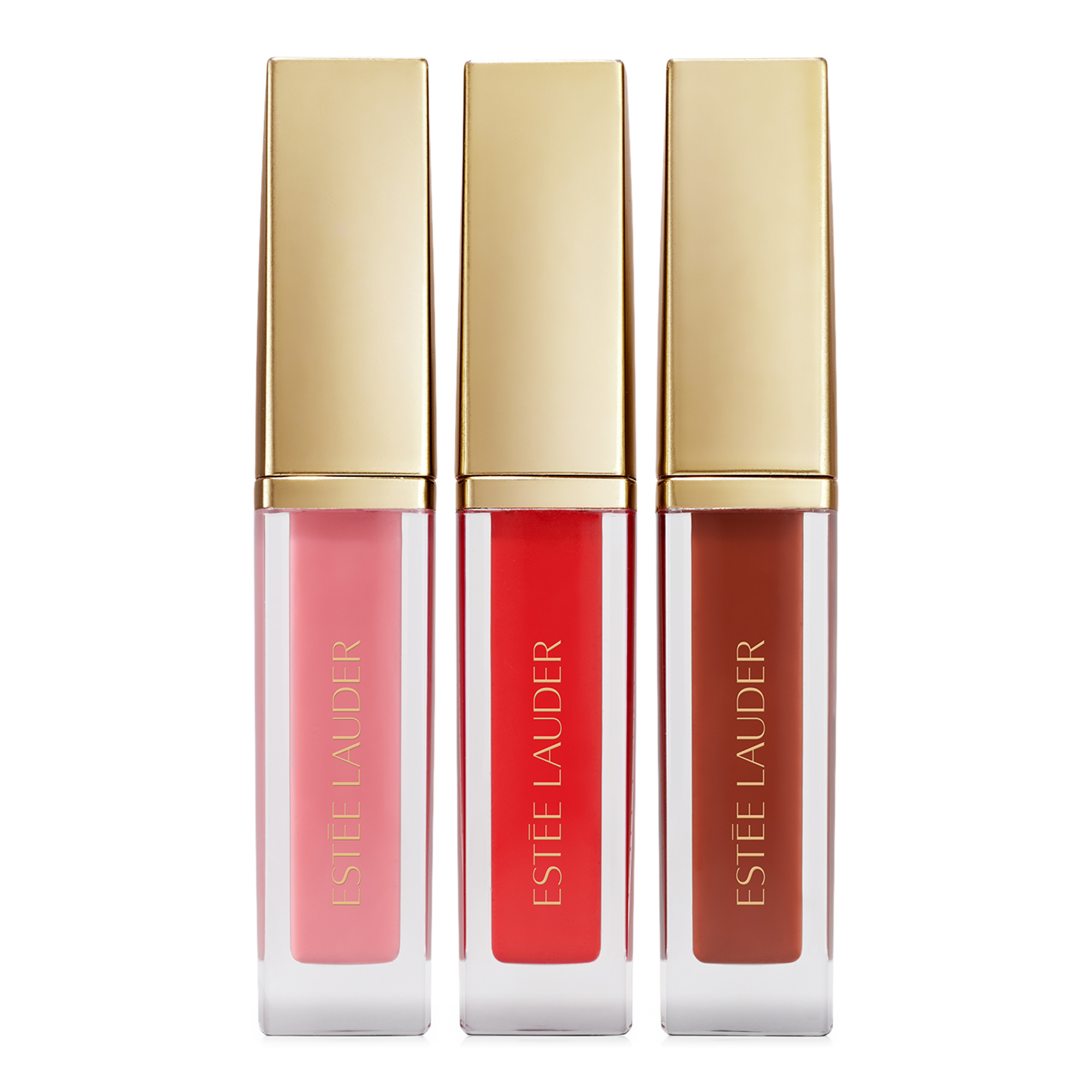 Estée Lauder Suite Kisses Glossy Pout Mini Lip Oil Trio Makeup Gift Set — фото 2