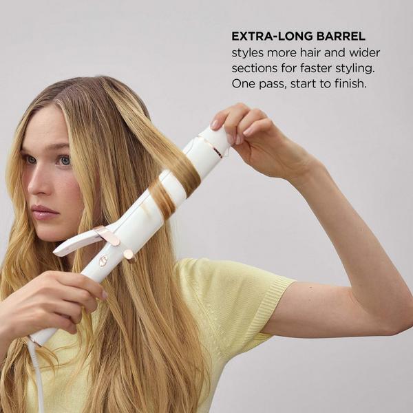 T3 SinglePass Curl X Ceramic Extra-Long Barrel Curling Iron #4
