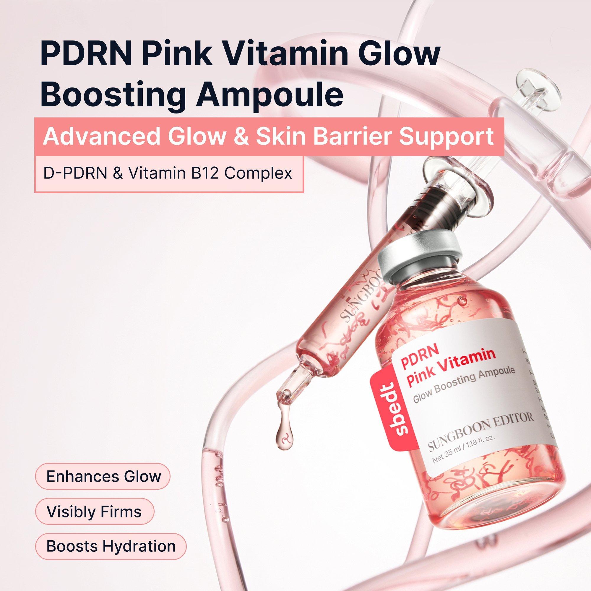 Ампула для сияния Sungboon Editor Pdrn Pink с витамином — фото 3