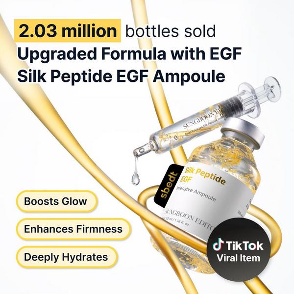 SUNGBOON EDITOR Silk Peptide EGF Intensive Ampoule #3