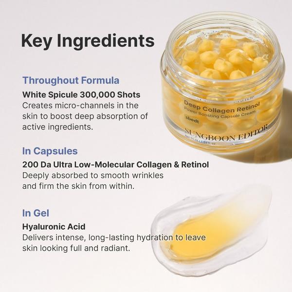 SUNGBOON EDITOR Deep Collagen Retinol Power Boosting Capsule Cream #4