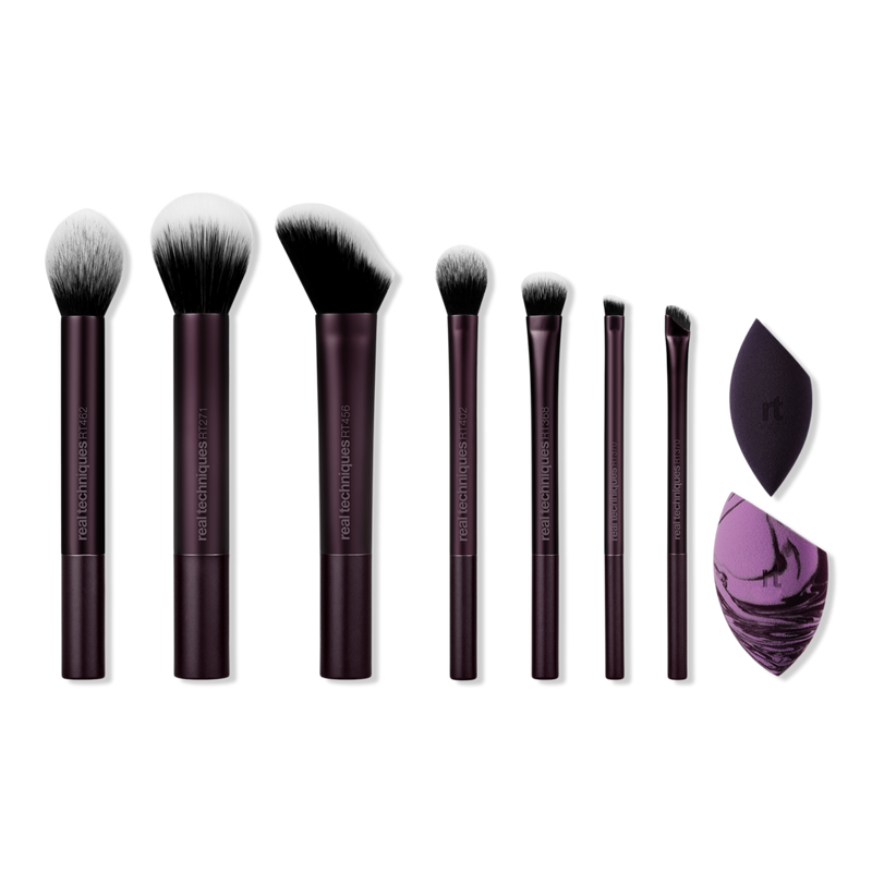Real Techniques - She's a Natural Makeup Brush & Sponge Gift Set