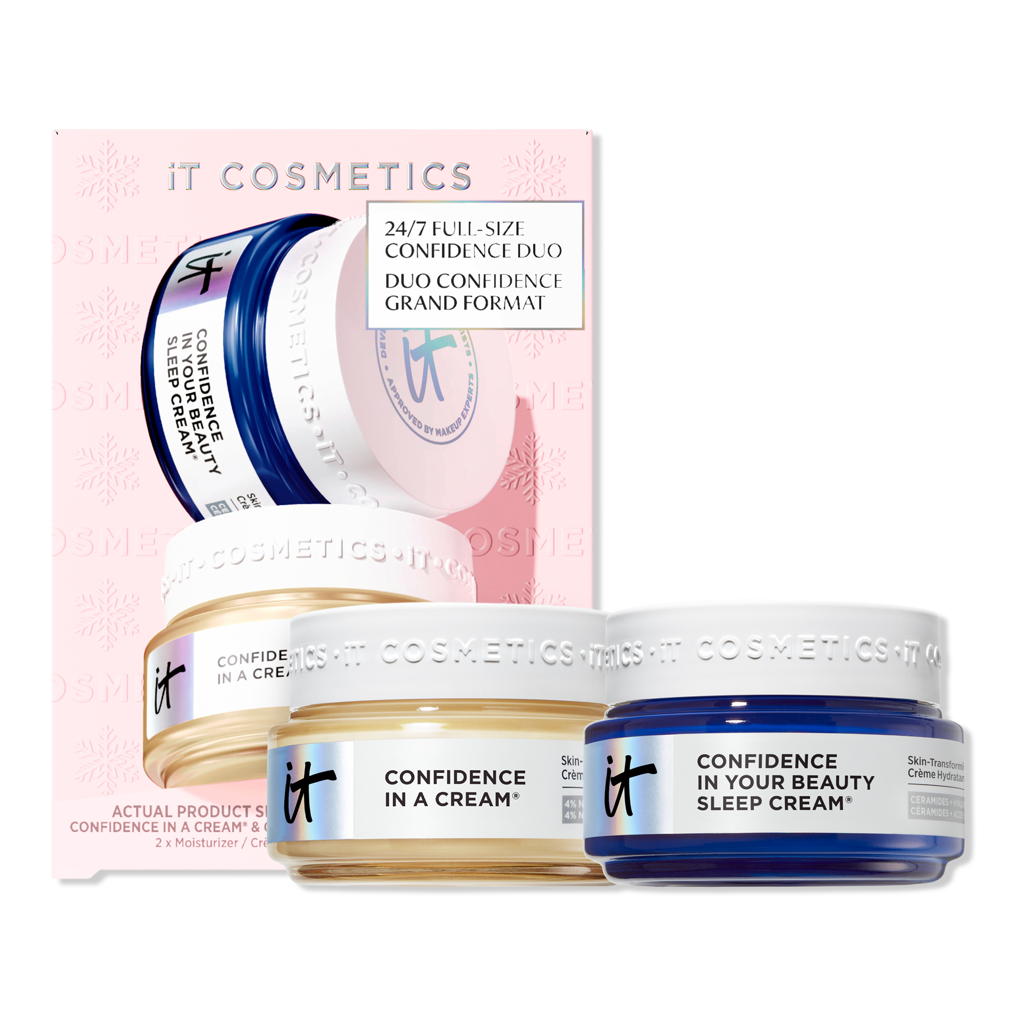 IT Cosmetics 24/7 Full Size Confidence Duo Skincare Set #1