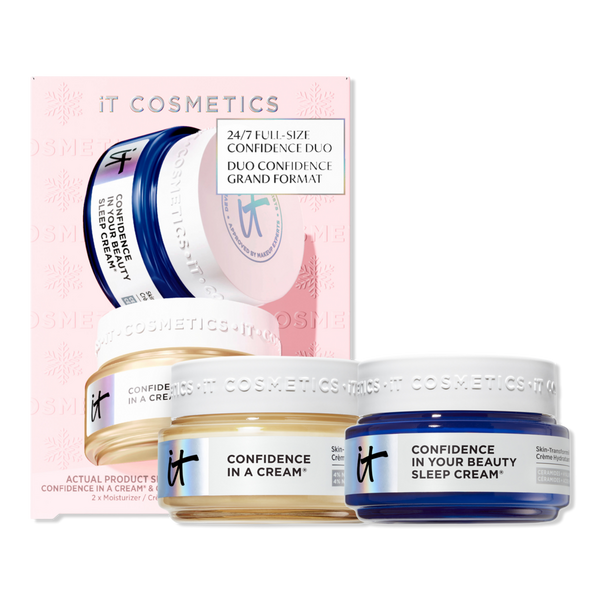 IT Cosmetics 24/7 Full Size Confidence Duo Skincare Set #1