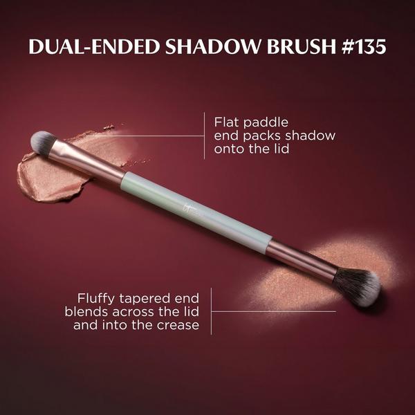 IT Brushes For ULTA Airbrush Limited Edition Face & Eye Brush Trio + Luxe Travel Bag #6