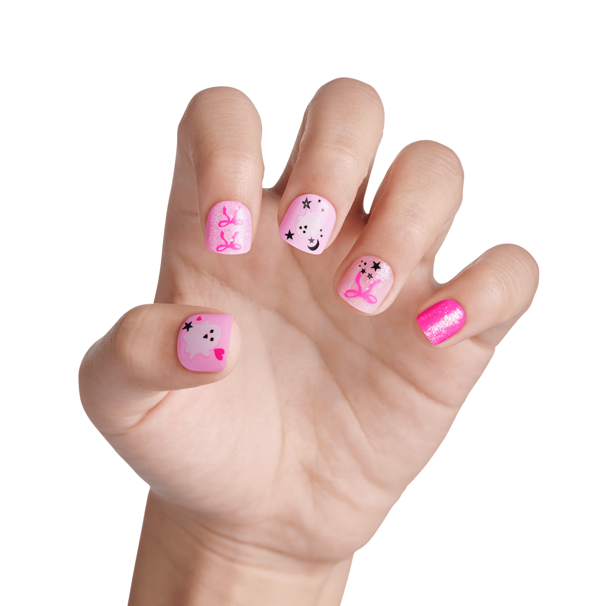 Impress Mini Short Squoval Press On Nails for Kids, Sweet Spooks - thumbnail 3