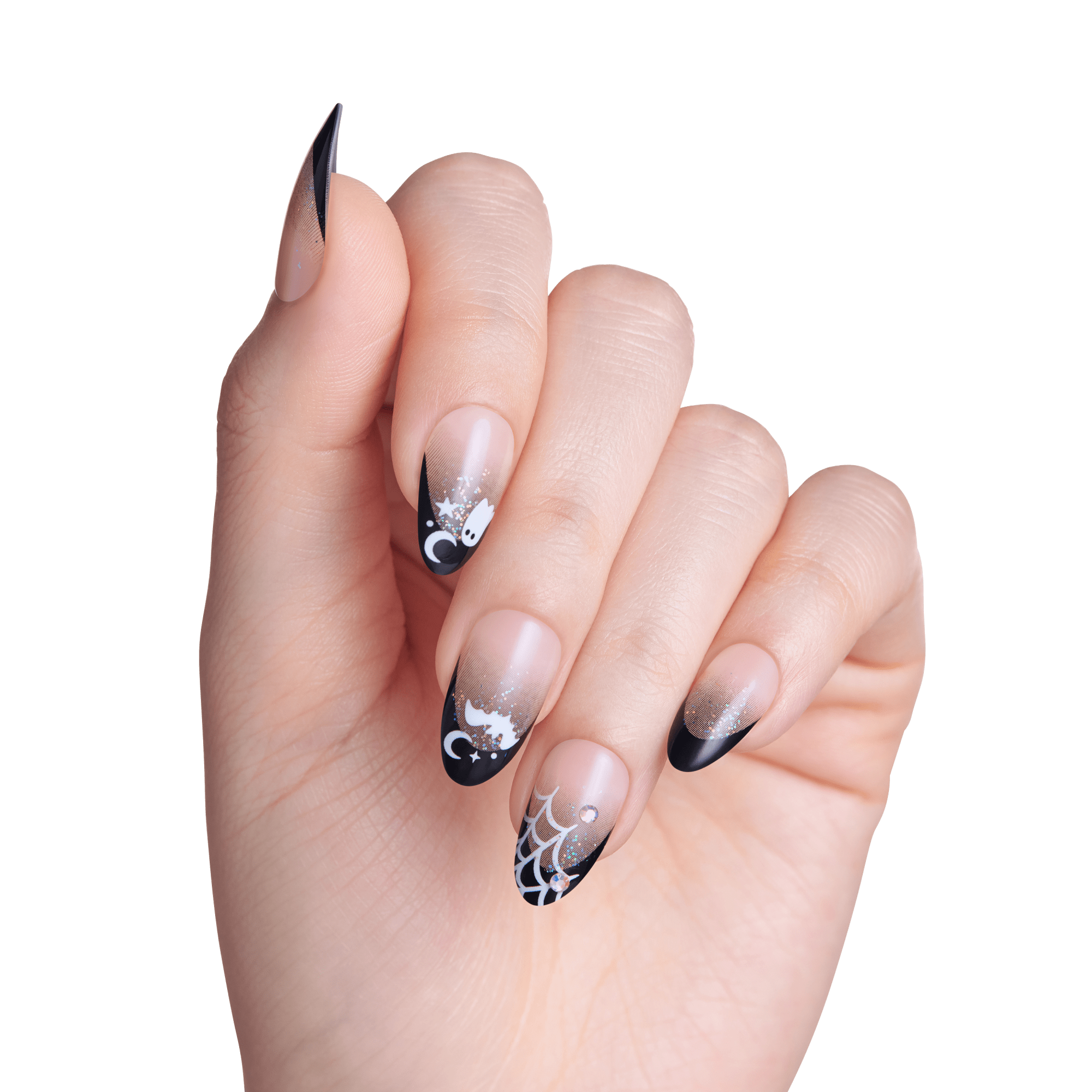Накладные ногти Kiss Impress Design, средняя миндалевидная форма, Boo Proof — фото 3