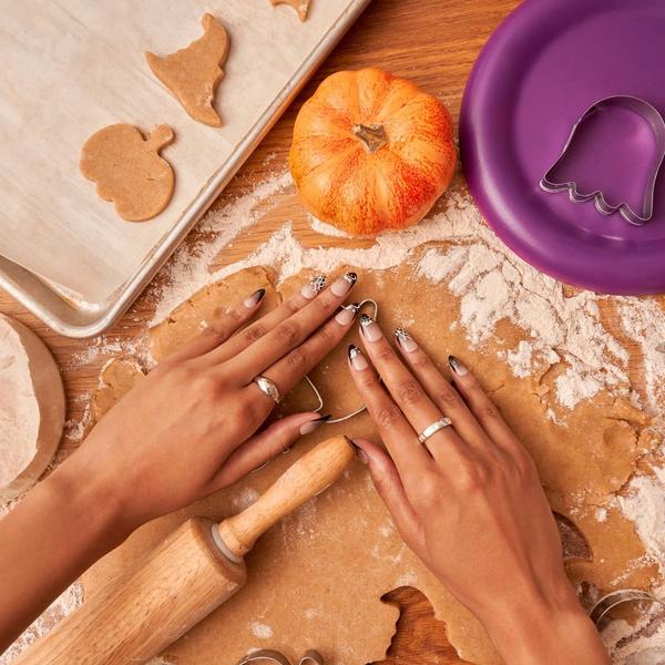 Kiss Impress Design Medium Almond Press On Nails, Boo Proof #5