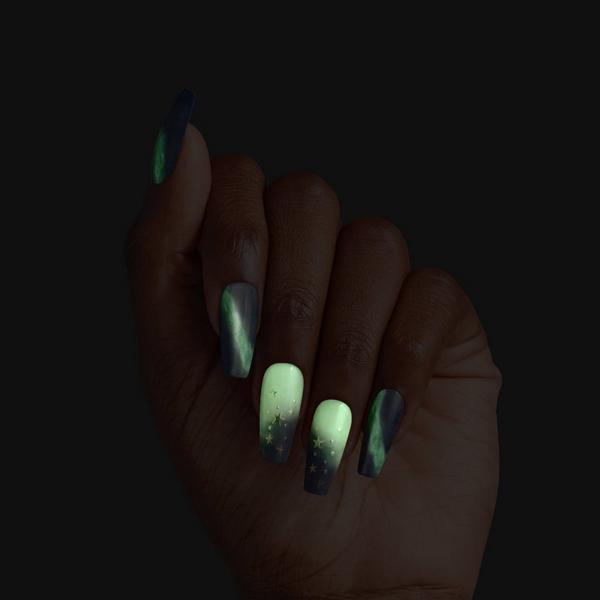 Kiss Core Design Long Coffin Press On Nails, Spooky Tips #5