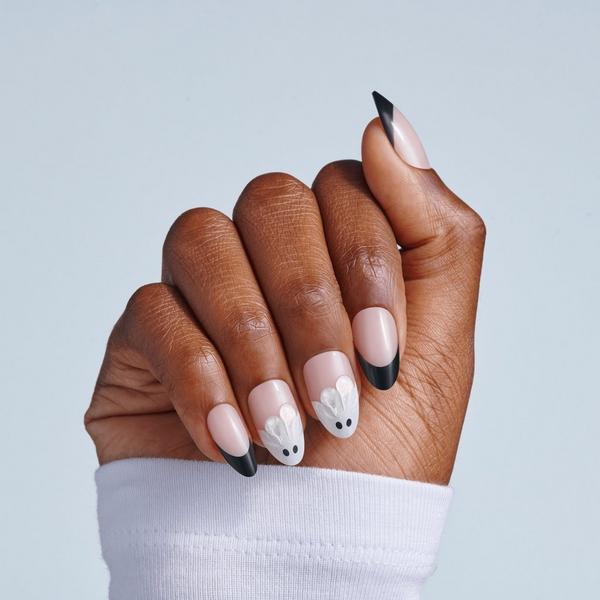Kiss Core Design Medium Almond Press On Nails, Midnight Makeover #4