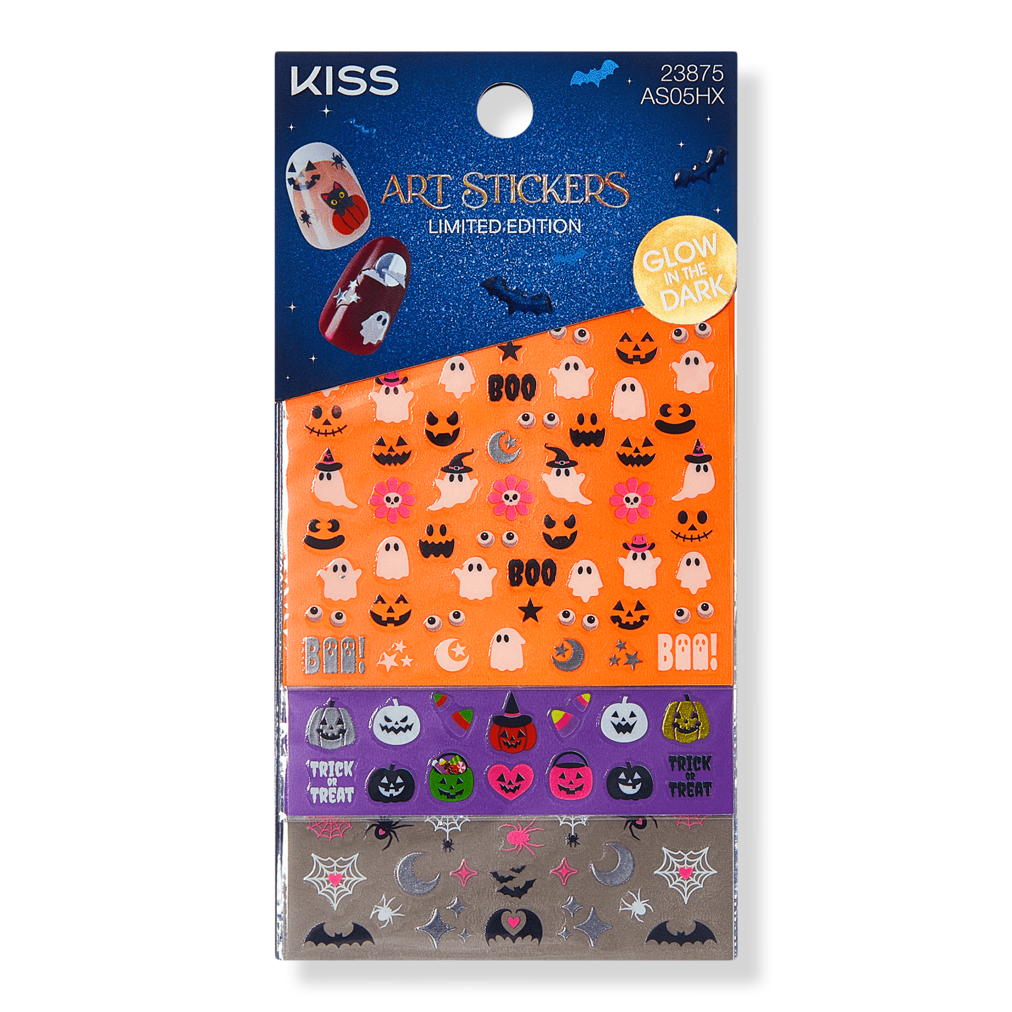 Kiss Art Stickers Press On Nails, Creepin’ #1
