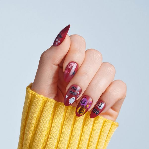 Kiss Art Stickers Press On Nails, Creepin’ #3