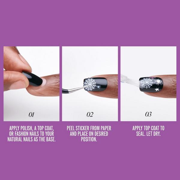 Kiss Art Stickers Press On Nails, Creepin’ #6