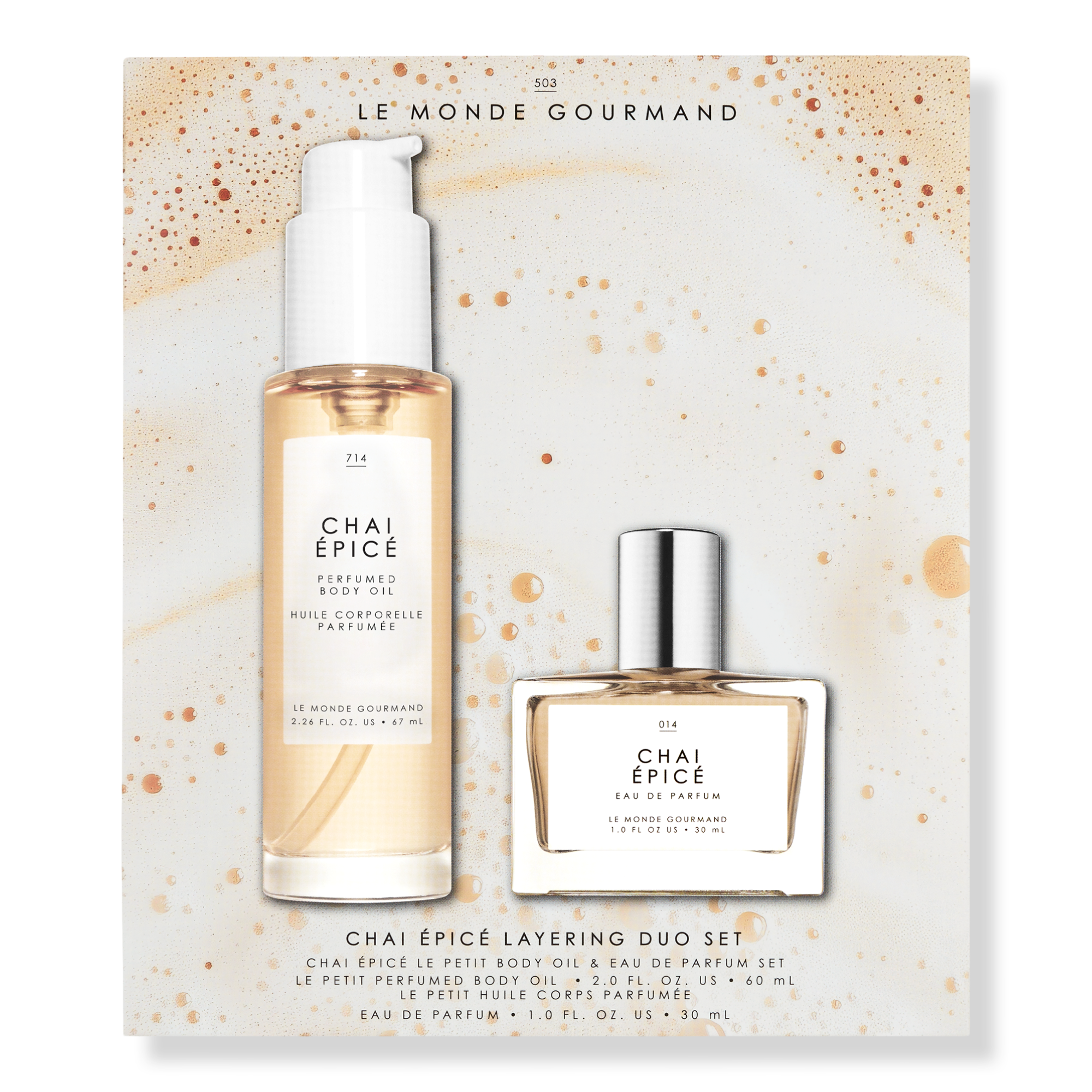 LE MONDE GOURMAND Chai Epice Duo Set #1
