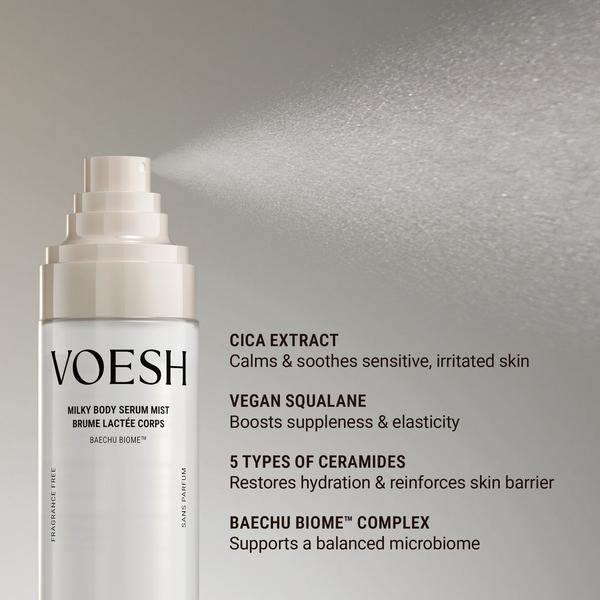 VOESH Soothing Milky Body Mist with Ceramides & Cica for Barrier Support #3