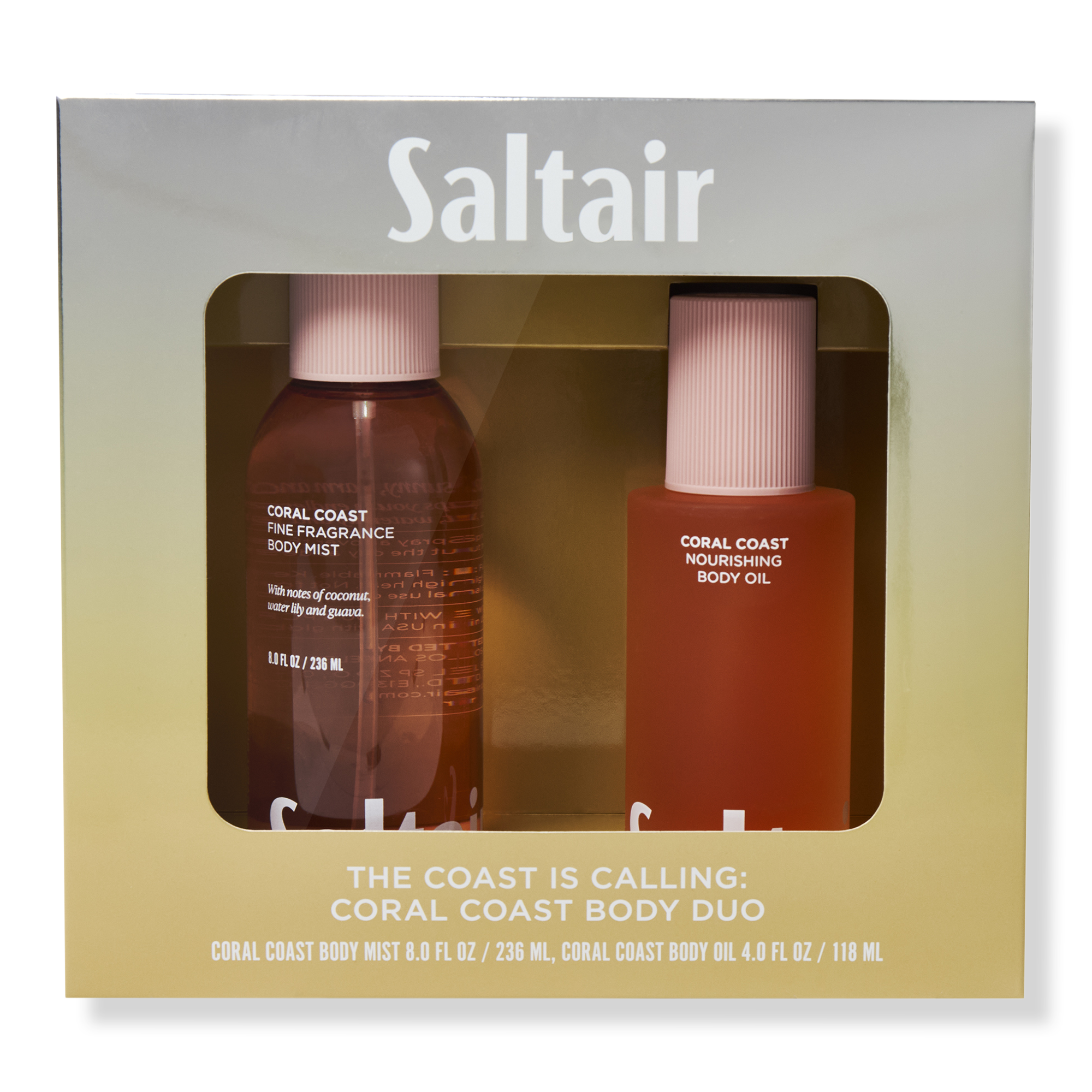 Saltair The Coast Is Calling: Coral Coast Body Duo Holiday Set #1