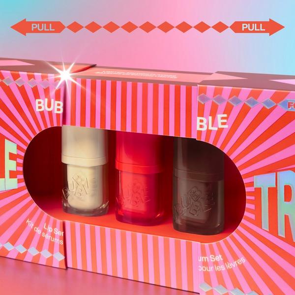 Bubble Triple Trick Lip Serum Set #3