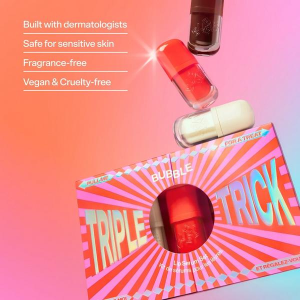 Bubble Triple Trick Lip Serum Set #7