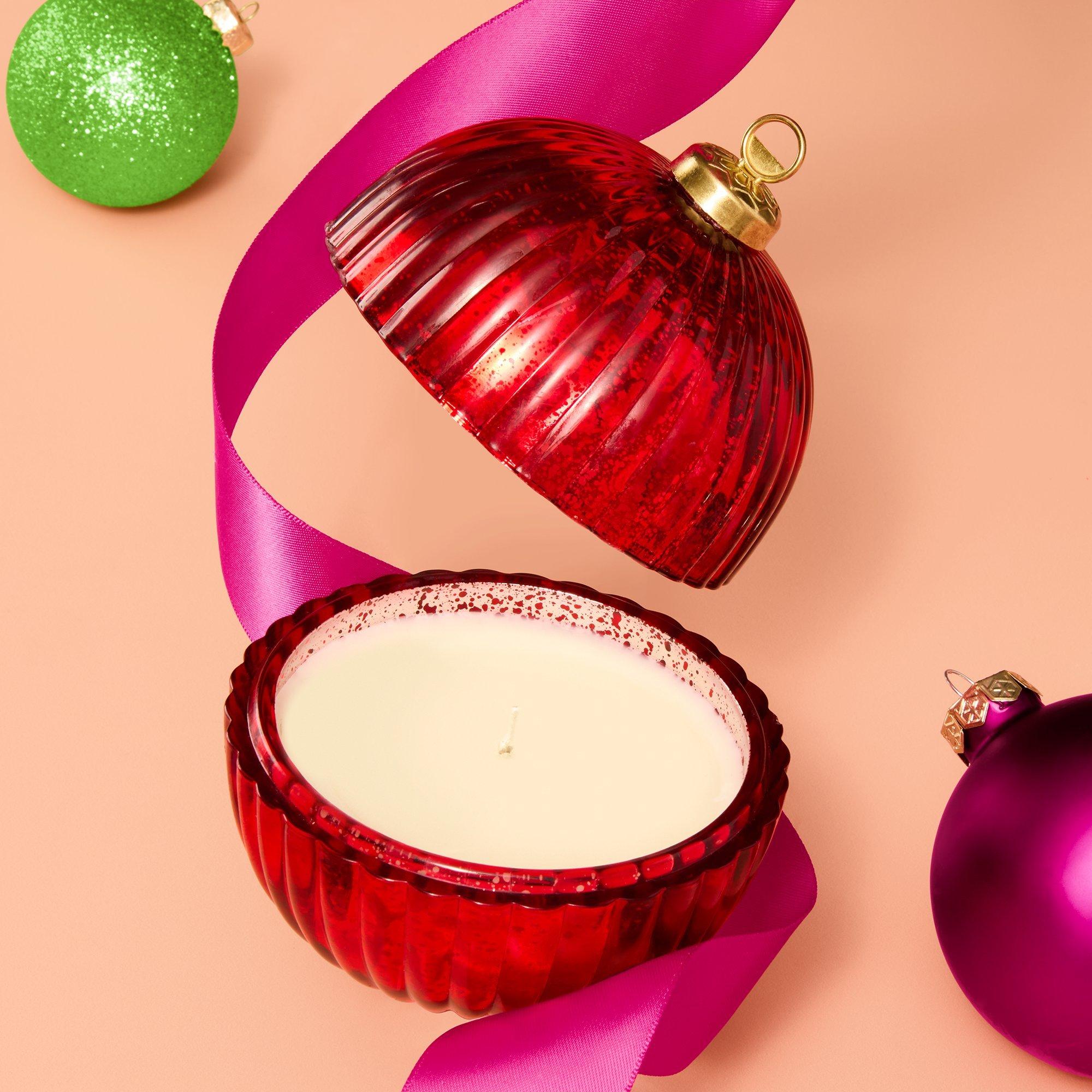 Jingle Bell Bubbly Ornament Soy Blend Candle - thumbnail 3