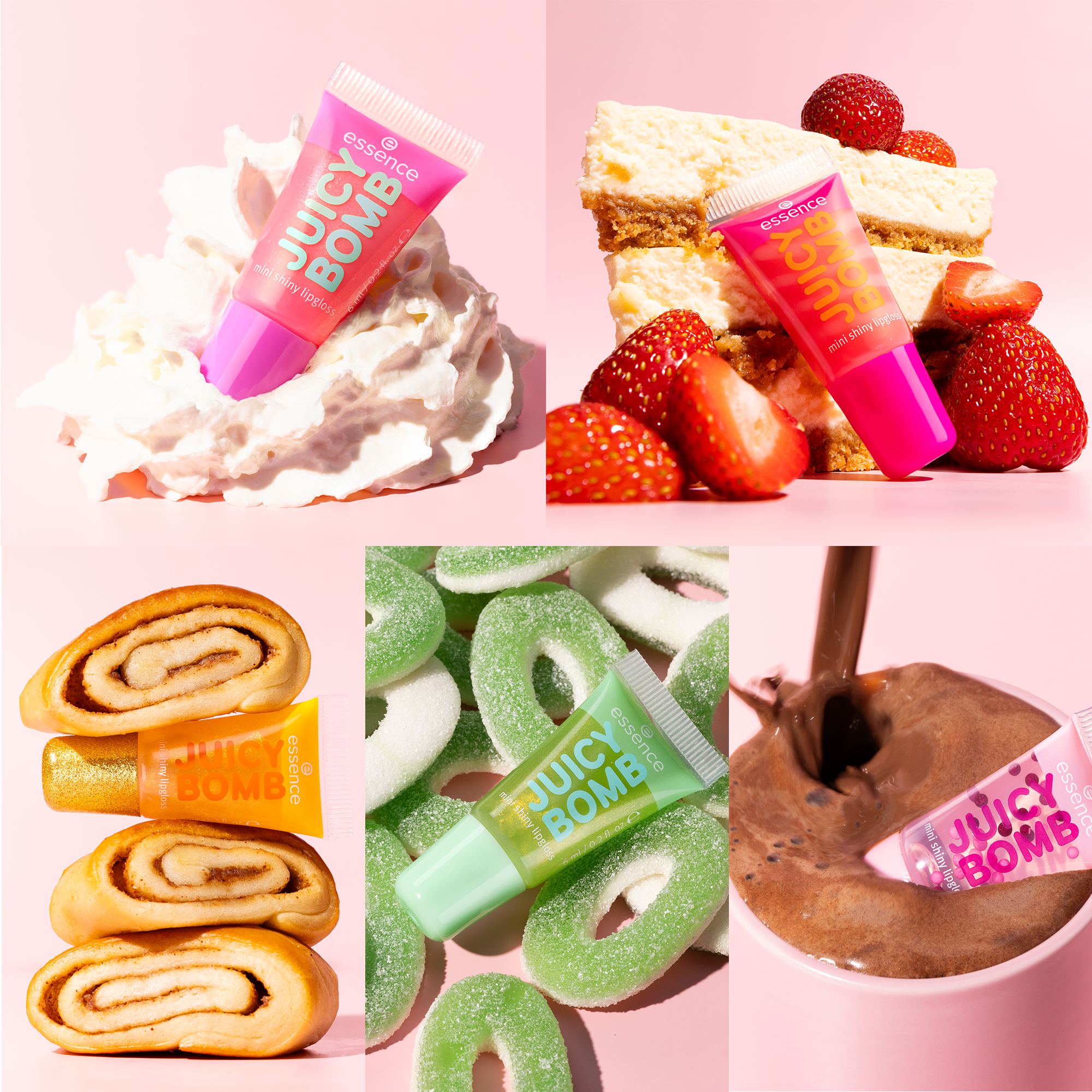 Праздничный мини-набор блесков для губ Essence Holiday Happiness Juicy Bomb — фото 4