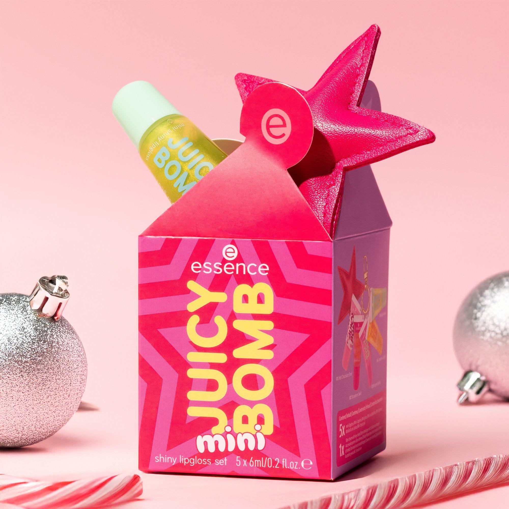 Праздничный мини-набор блесков для губ Essence Holiday Happiness Juicy Bomb — фото 5