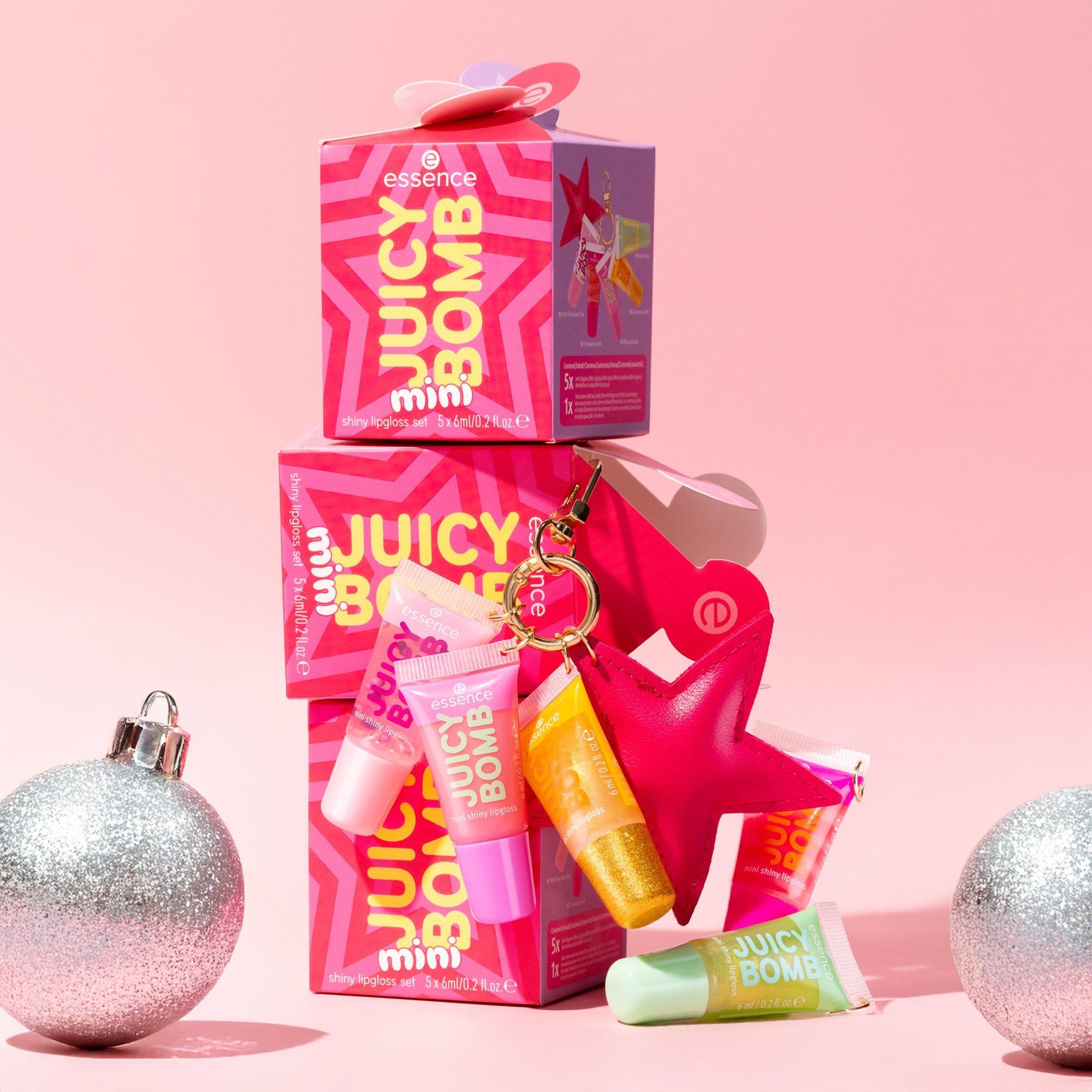 Праздничный мини-набор блесков для губ Essence Holiday Happiness Juicy Bomb — фото 6