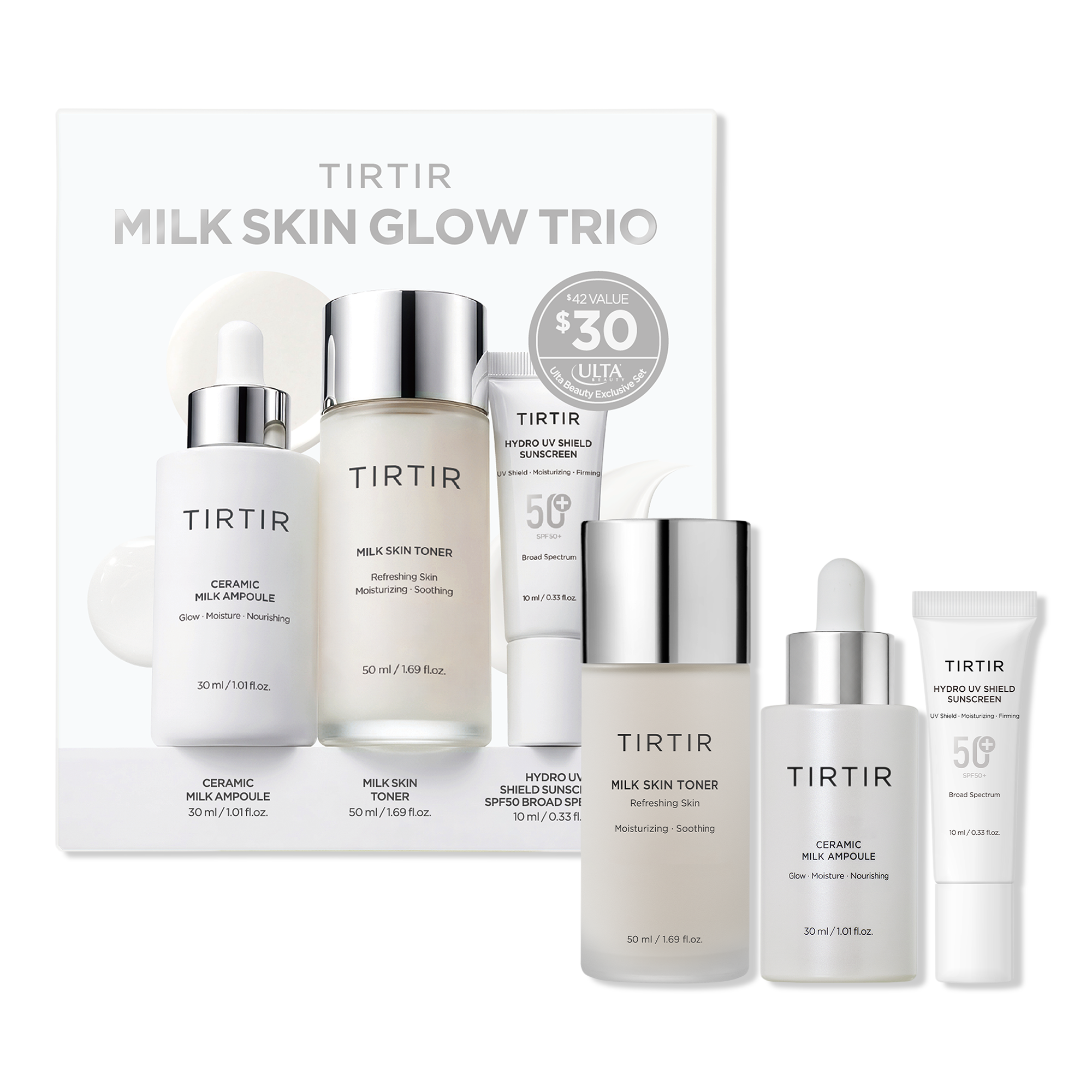 TIRTIR Milk Skin Glow Trio #1