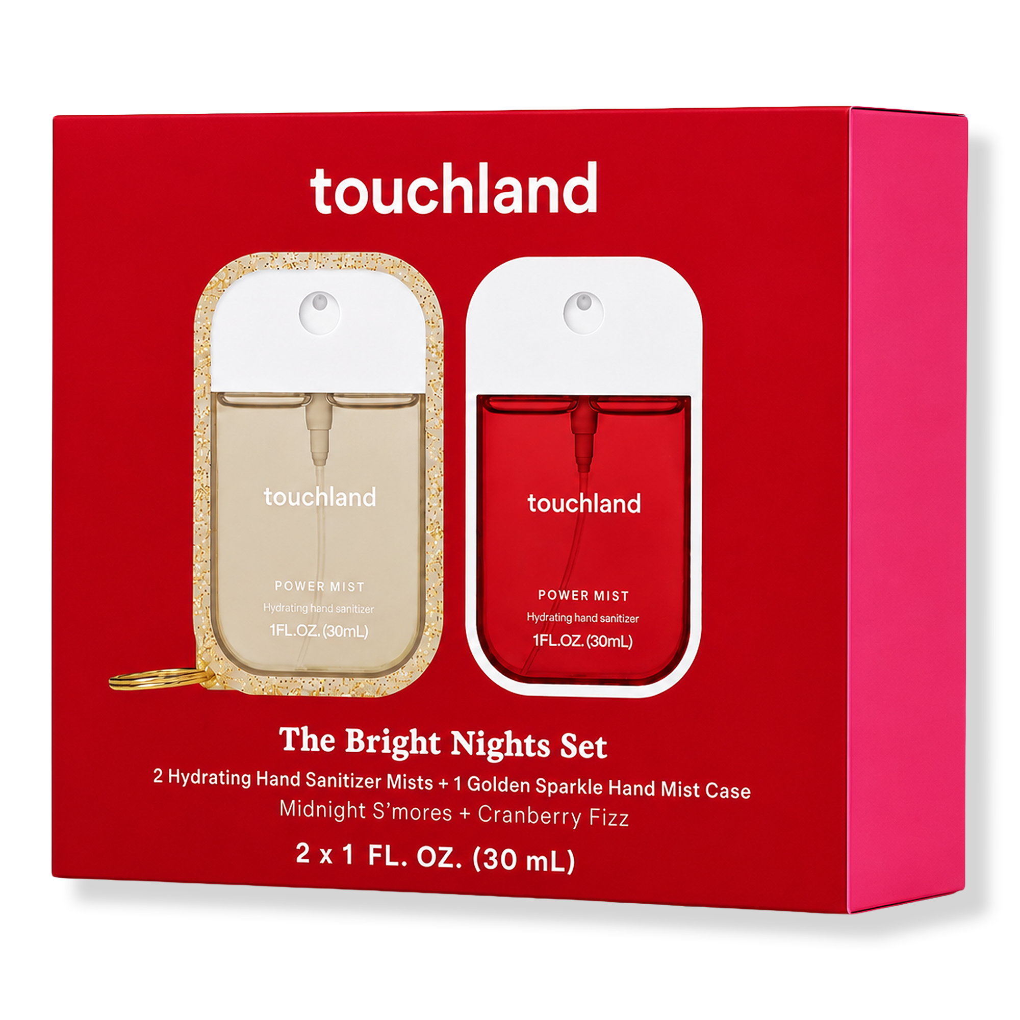 Touchland Special Edition Bright Nights Hand Sanitizer 2-Pack + Case #1