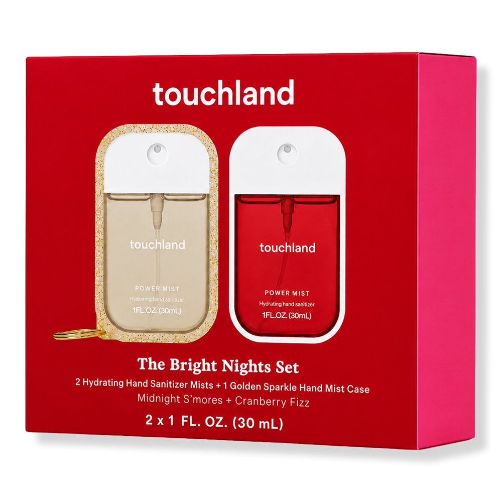 Touchland Special Edition Bright Nights Hand Sanitizer 2-Pack + Case