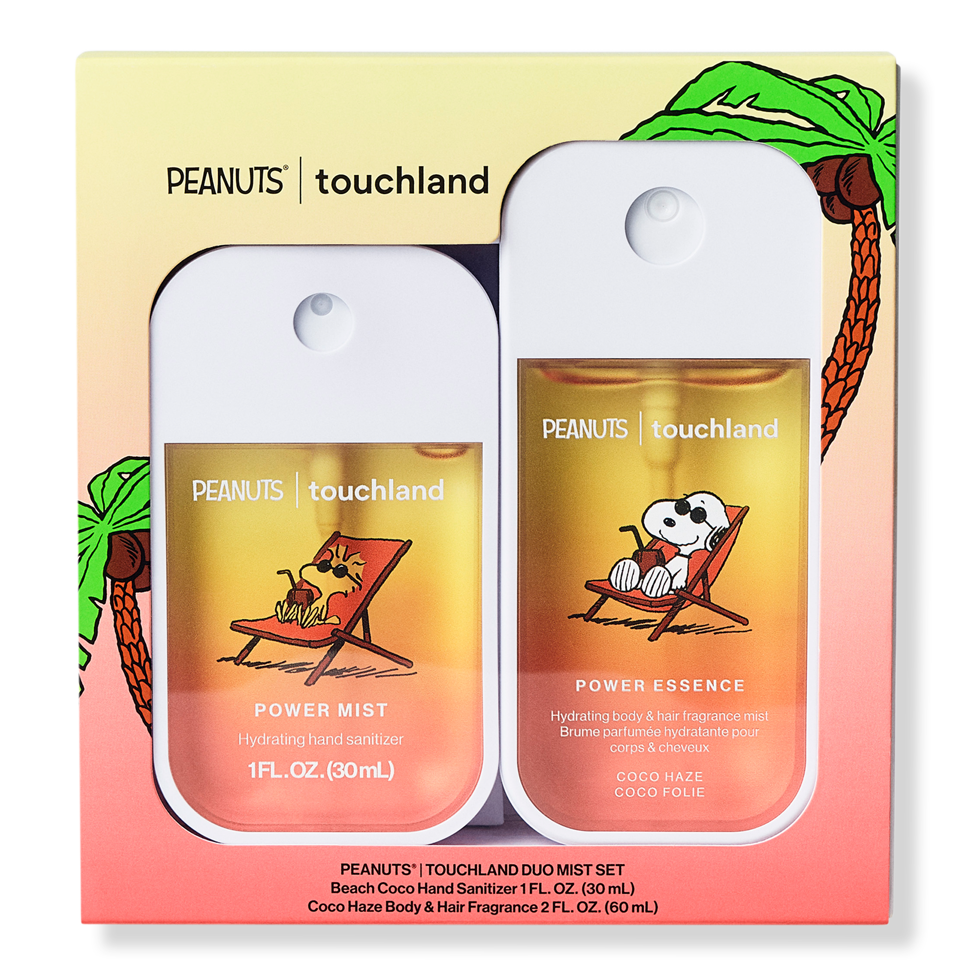Touchland Peanuts® x Touchland Special Edition Duo Mist Set #1