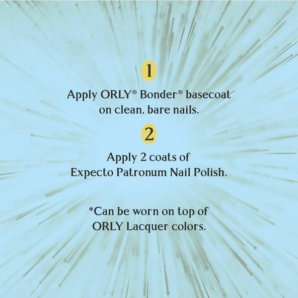 Orly Harry Potter Expecto Patronum Glow In The Dark Topper #5