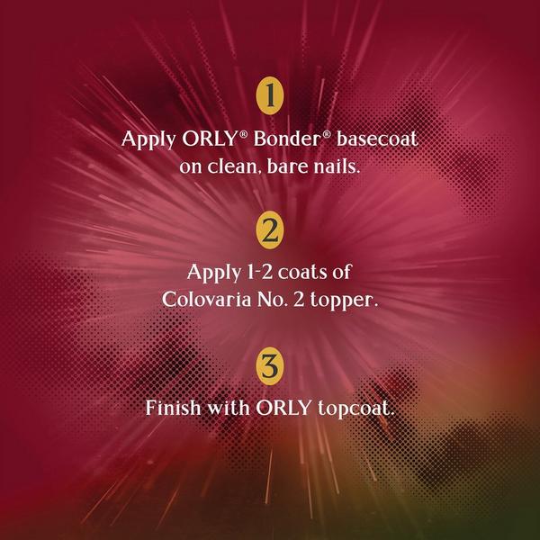 Orly Harry Potter Colovaria Multi Chrome Flake Toppers #4