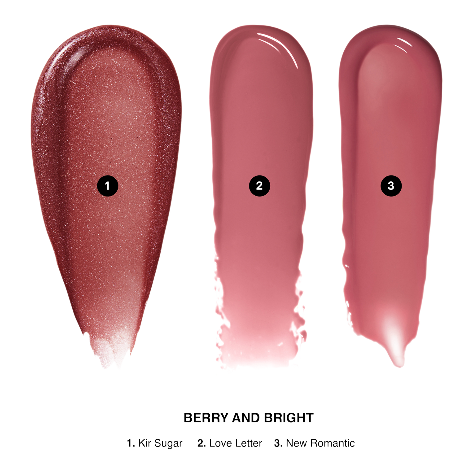 Набор из 3 тонированных блесков для губ Bobbi Brown Crushed Oil-Infused, мини — фото 2