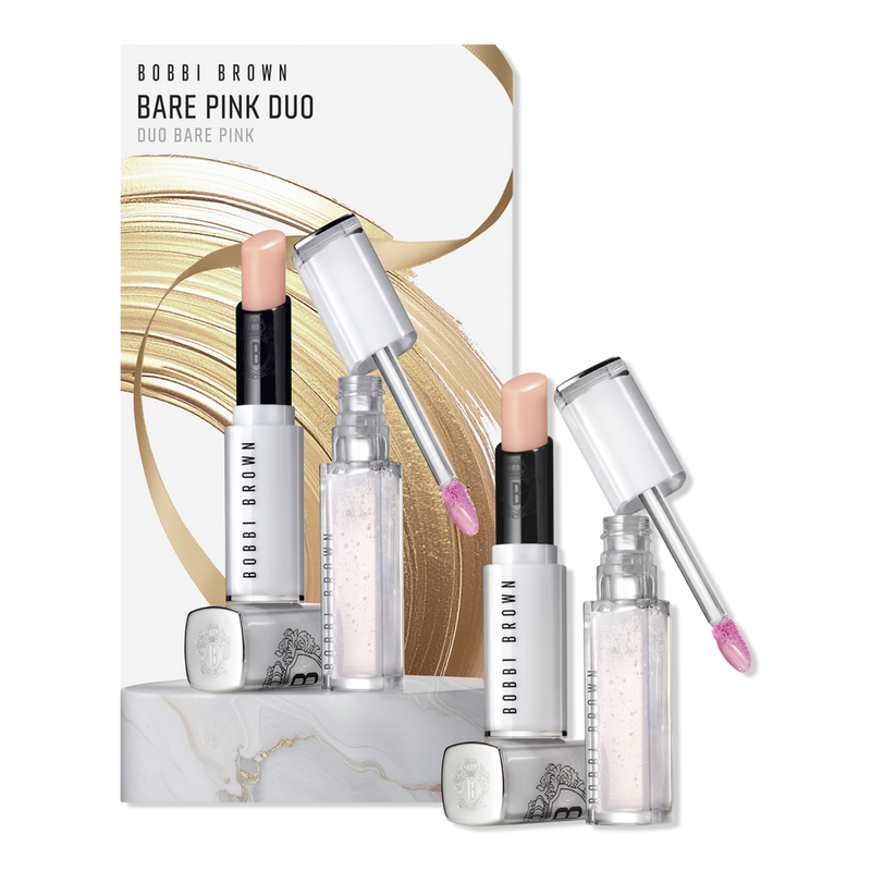 BOBBI BROWN - Tinted Lip Oil + Lip Balm in Bare Pink Duo Gift Set
