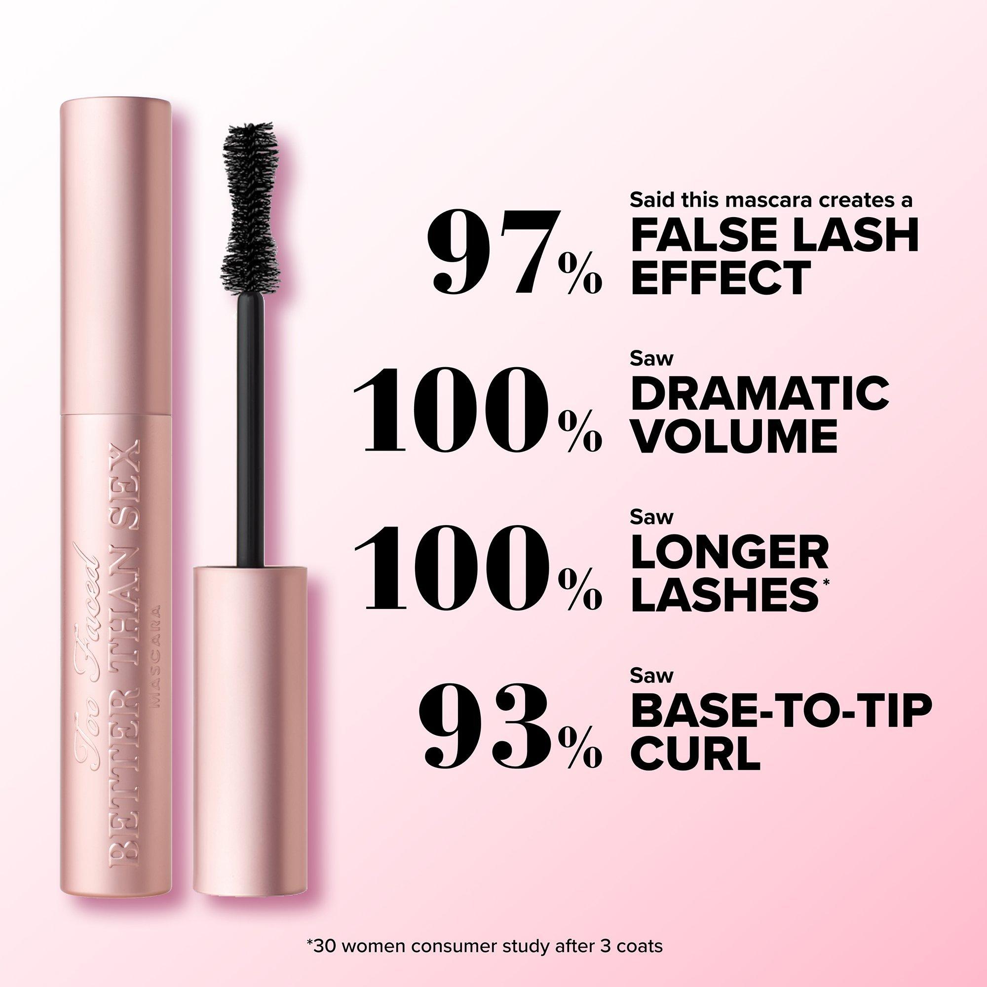 Набор туши для объёма Too Faced Better Than Sex, 2 шт — фото 7