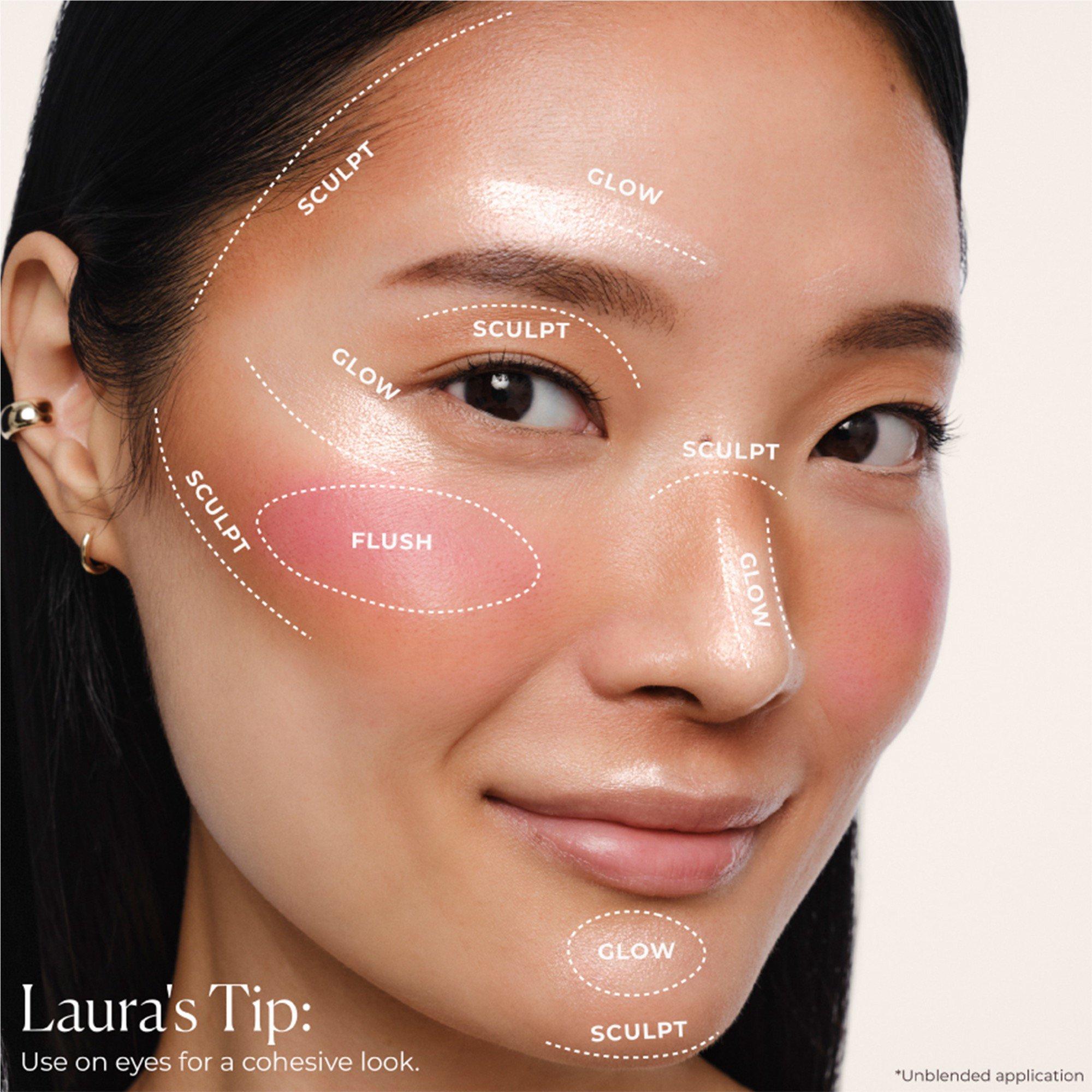 Палетка кремовых средств для лица и глаз Laura Mercier Bonne Glow, цвет: Amour — фото 10