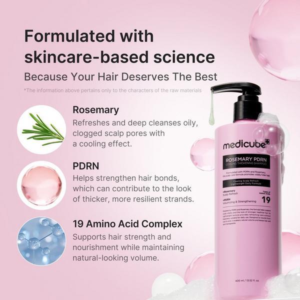 medicube Rosemary PDRN Cooling Thickening Shampoo #3