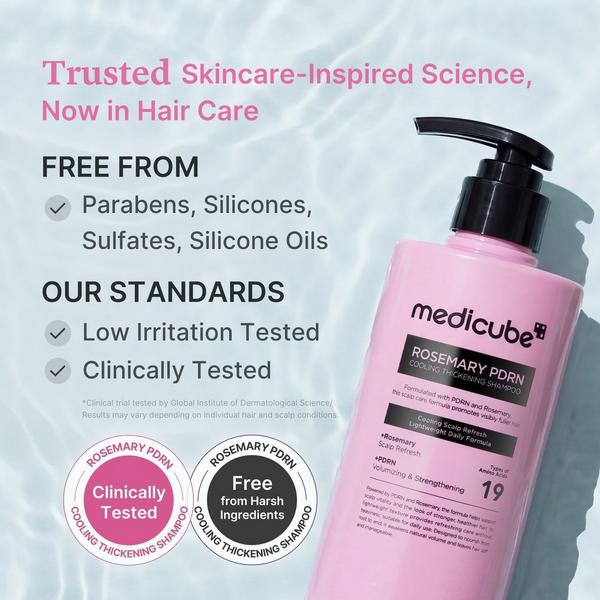 medicube Rosemary PDRN Cooling Thickening Shampoo #6