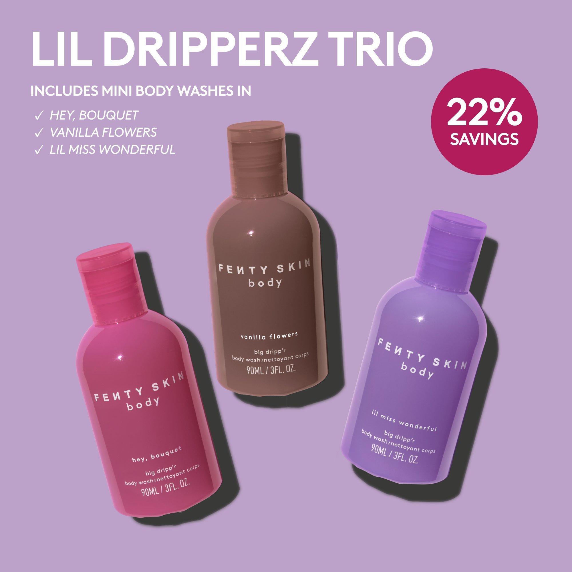 FENTY SKIN body Набор мини-гелей для душа Fenty Skin Lil Dripp'rz, 3 шт — фото 2