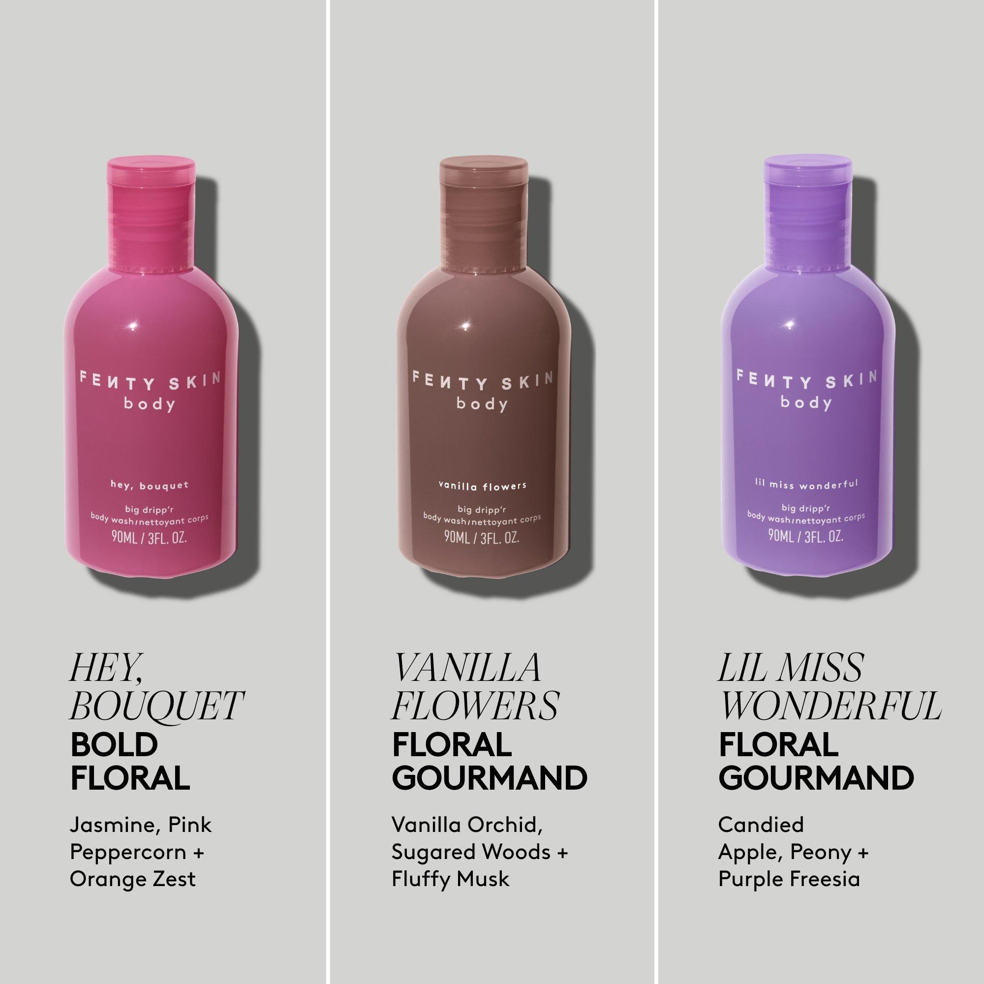 FENTY SKIN body Набор мини-гелей для душа Fenty Skin Lil Dripp'rz, 3 шт — фото 3