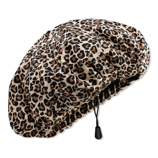 The Vintage Cosmetic Company Leopard Print 3-IN-1 Shower Cap #1