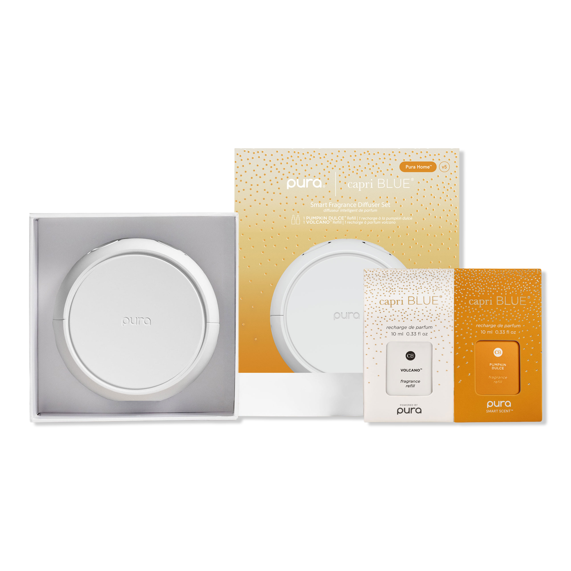 Pura Pura x Capri Blue Volcano and Pumpkin Dulce Smart Diffuser Set Set #1